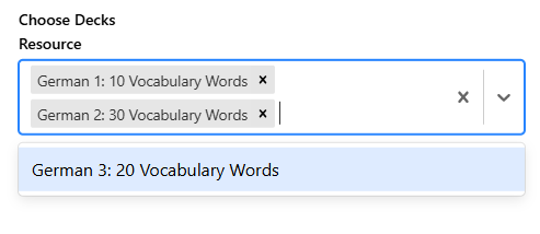 Generated from one or multiple Anki decks